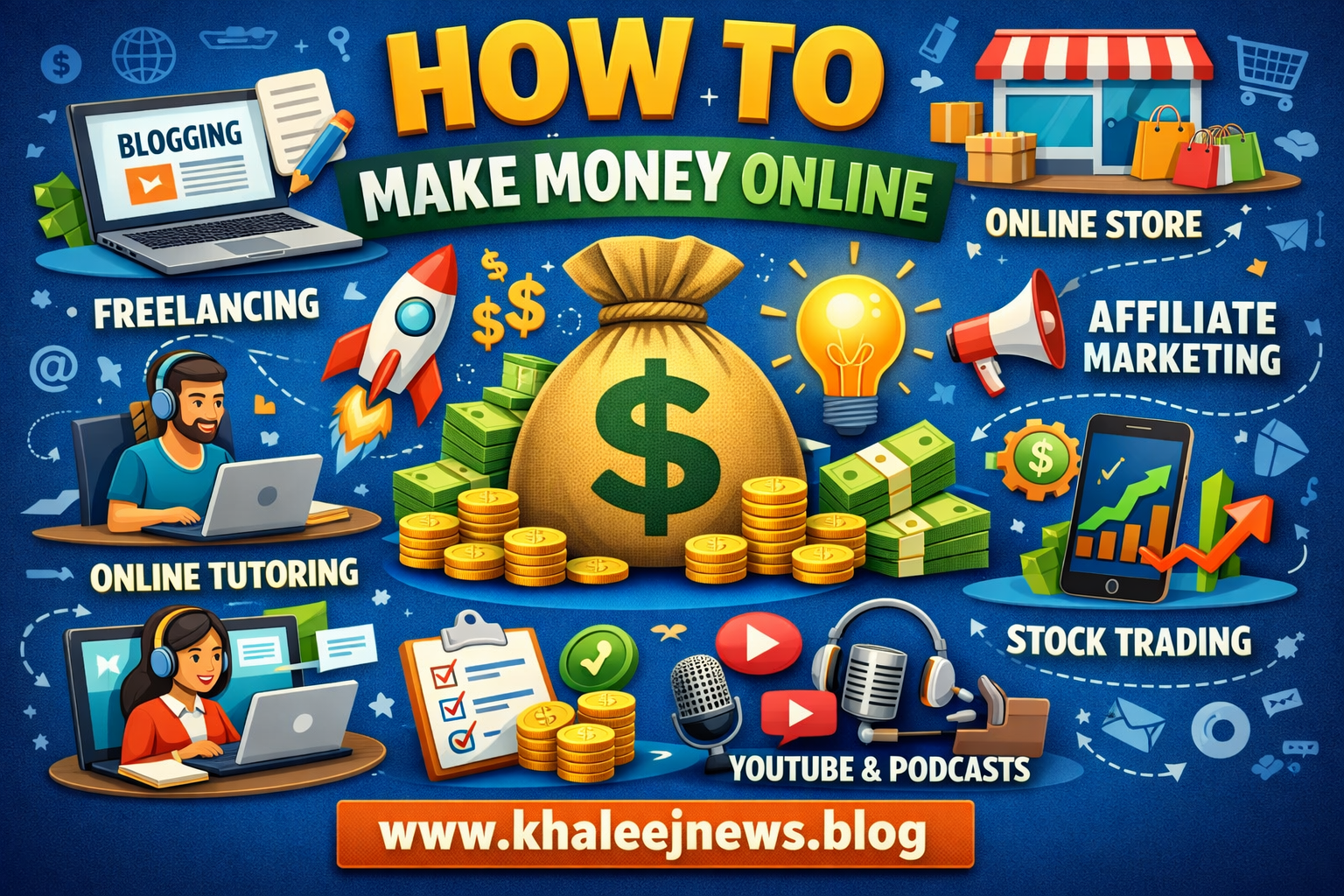 alt="How to make money online in 2026 digital income strategies