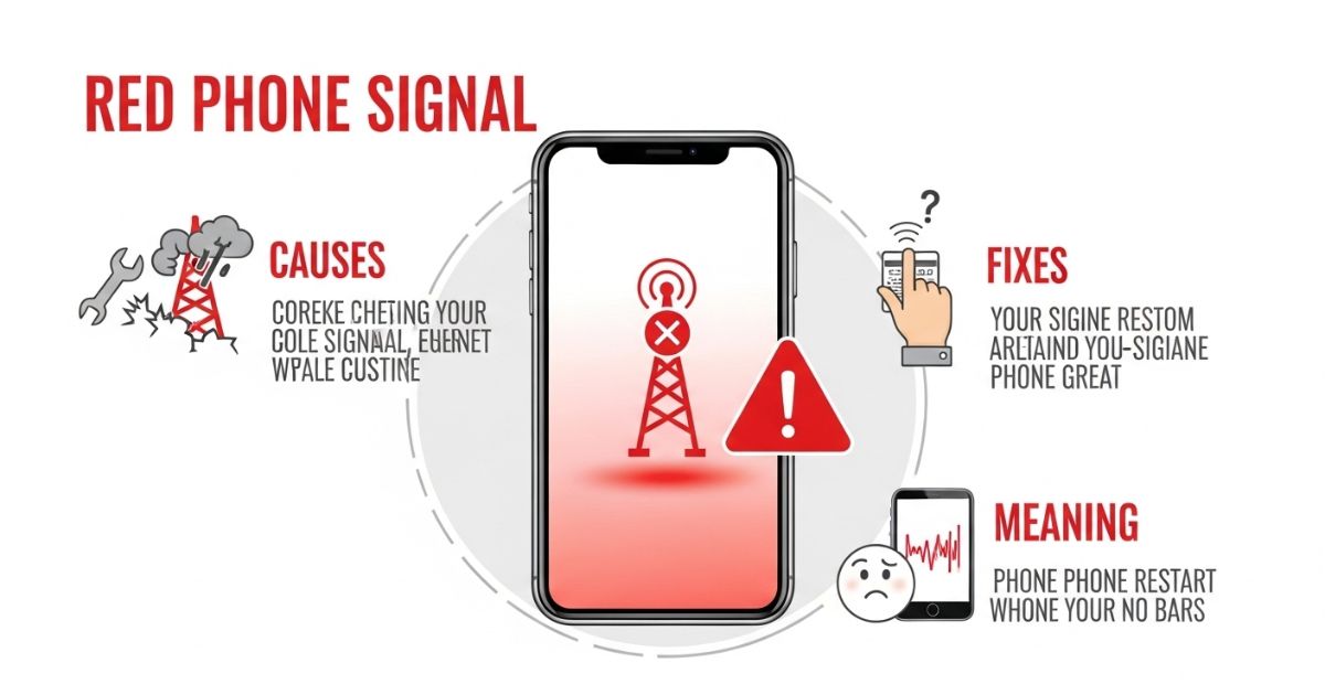 techred phone signal meaning and fix 2026 – 7 easy ways to restore mobile network fast