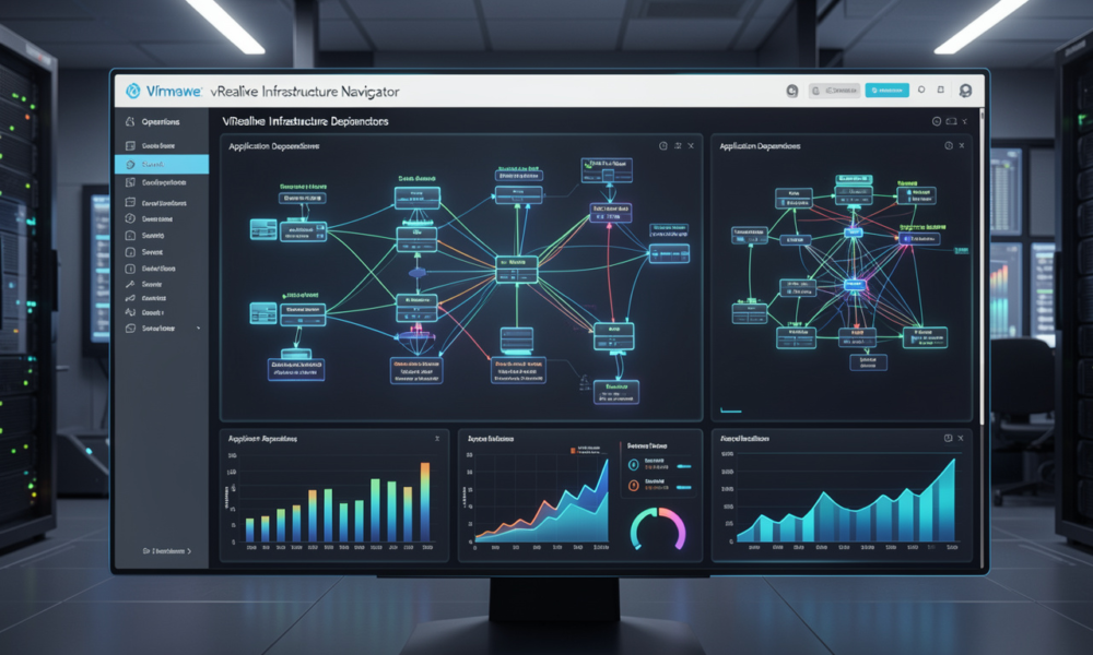 freepik a modern it operations dashboard showcasing vmware 76587